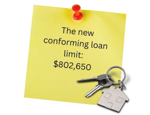 More Help for Homebuyers – Conforming Loan Limits Increase